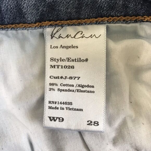 KanCan‎ Jeans Estilo Style MT1026 Distressed Skinny Womens Size 28 Mid Rise Blue - Picture 11 of 12
